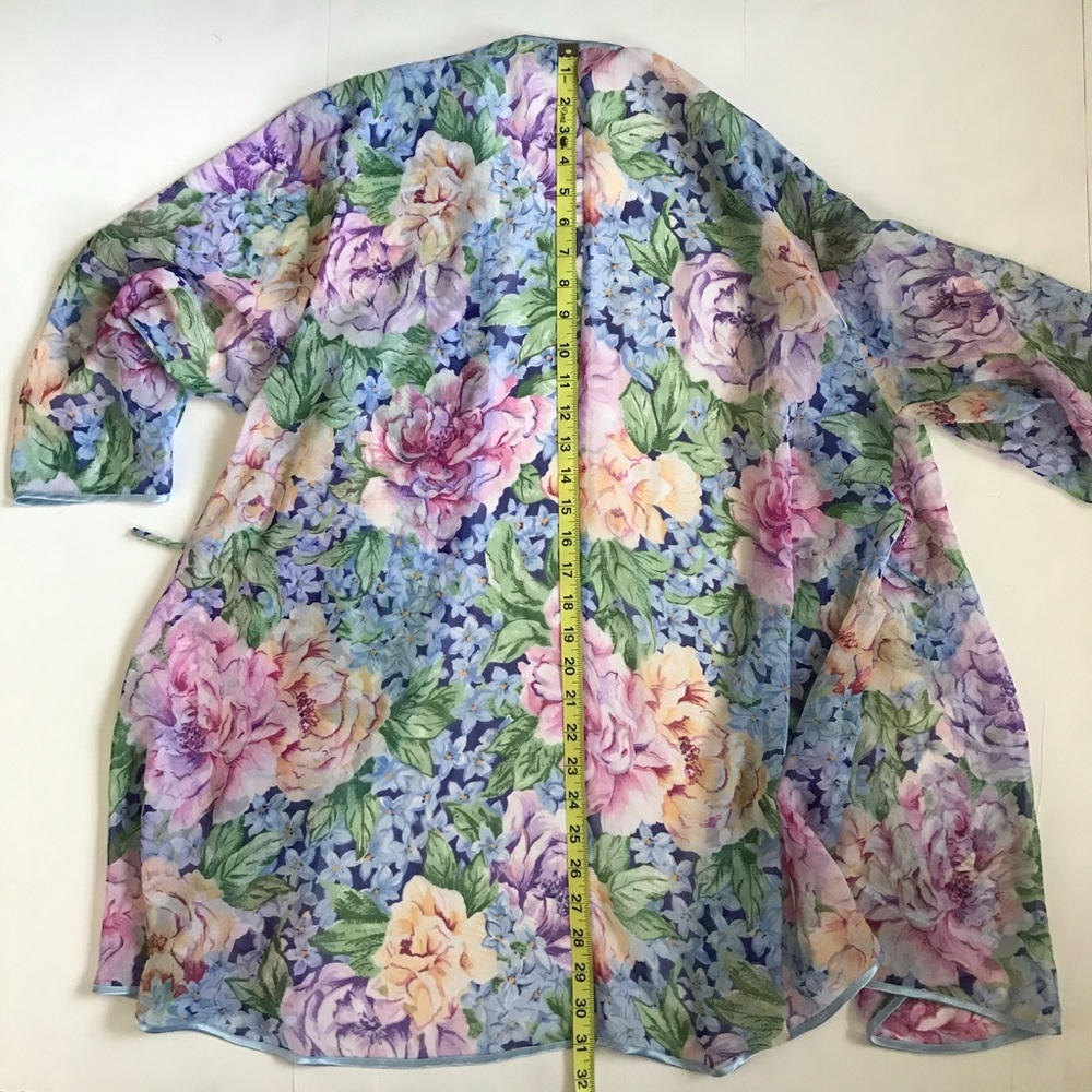 Vtg Gold Label Victoria Secret Kimono Sz Large - Picture 11 of 11